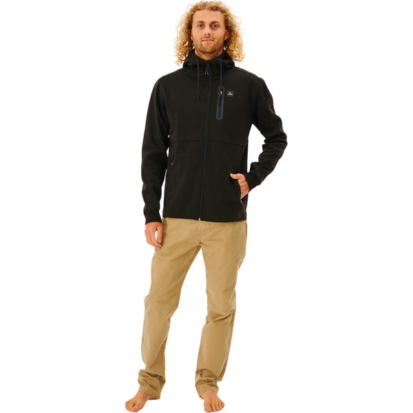 2026 Rip Curl Mens Departed Anti-Series Fleece CFEDB9 - Black